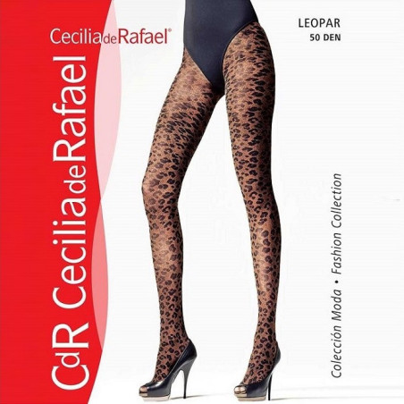 Media tipo Panty Leopar de Cecilia de Rafael