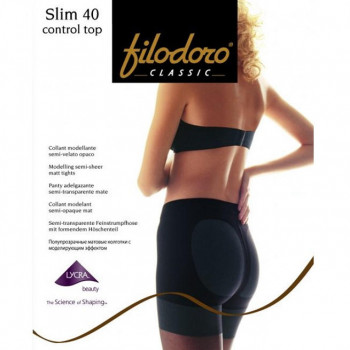 Media tipo panty Slim 40 Control Top de Filodoro