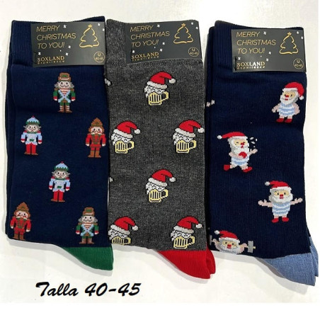 Calcetín hombre navidad