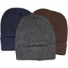 gorro termal marrón, marino y gris
