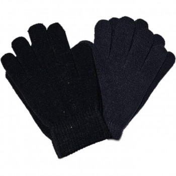 Guantes termal de niños negro y marino