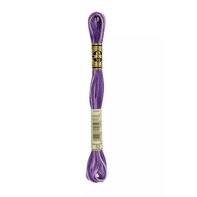Madeja hilo mouliné de DMC color 52 - Perfume Violeta Oscuro