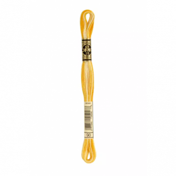 Madeja hilo mouliné de DMC color 90 - Amarillo soleado Oscuro