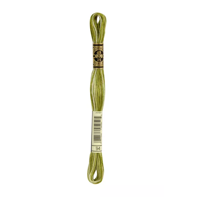 Madeja hilo mouliné de DMC color 94 - Verde Musgo Oscuro
