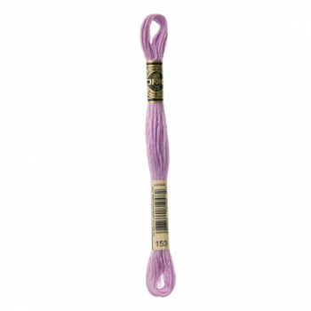 Madeja hilo mouliné de DMC color 153 - Lila Rosado
