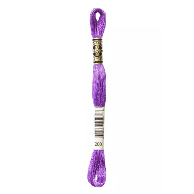 Madeja hilo mouliné de DMC color 208 - Pensamiento