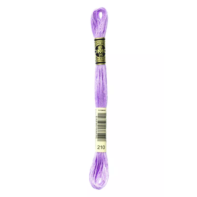 Madeja hilo mouliné de DMC color 210 - Violeta Parma