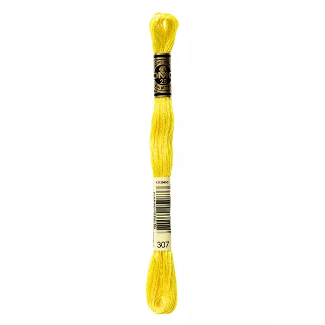 Madeja hilo mouliné de DMC color 307 - Limón