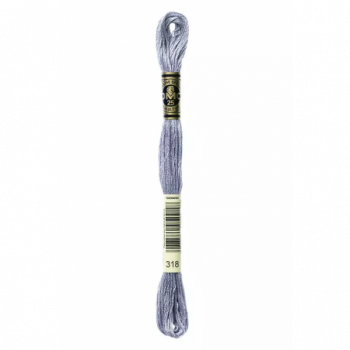 Madeja hilo mouliné de DMC color 318 - Gris Granit
