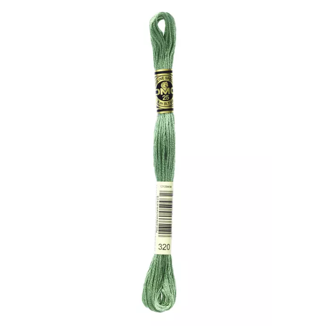 Madeja hilo mouliné de DMC color 320 - Helecho