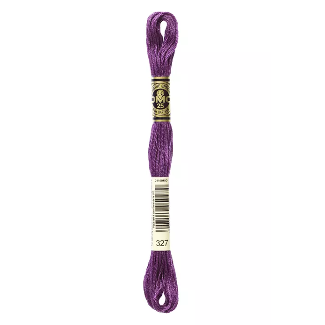Madeja hilo mouliné de DMC color 327 - Púrpura Oscuro