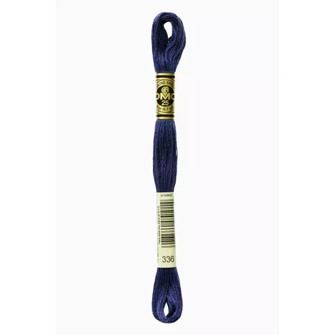 Madeja hilo mouliné de DMC color 336 - Índigo