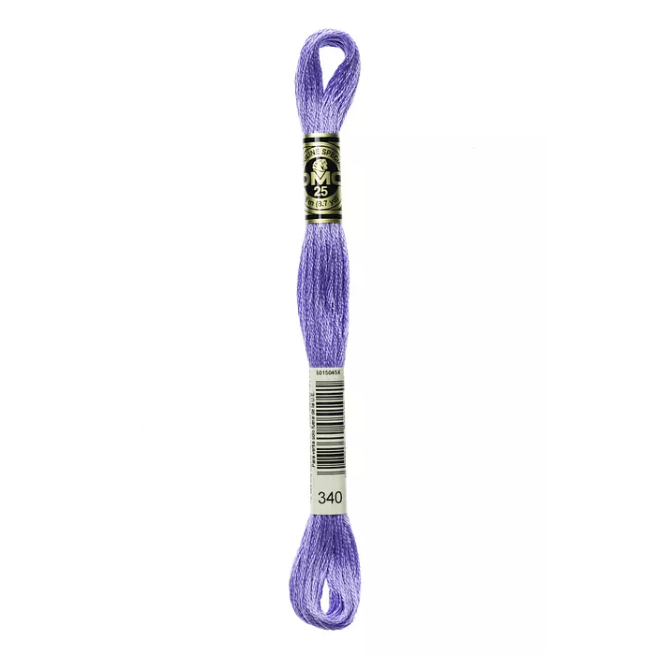 Madeja hilo mouliné de DMC color 340 - Glicina azul