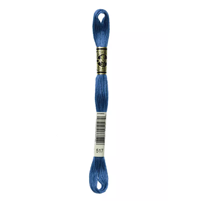 Madeja hilo mouliné de DMC color 517 - Azul Naútico