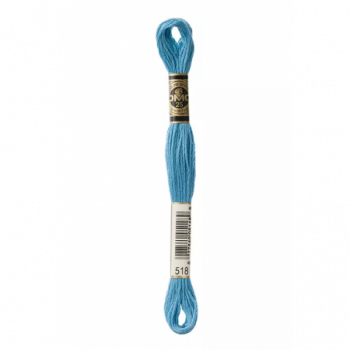 Madeja hilo mouliné de DMC color 518 - Azul Nattier
