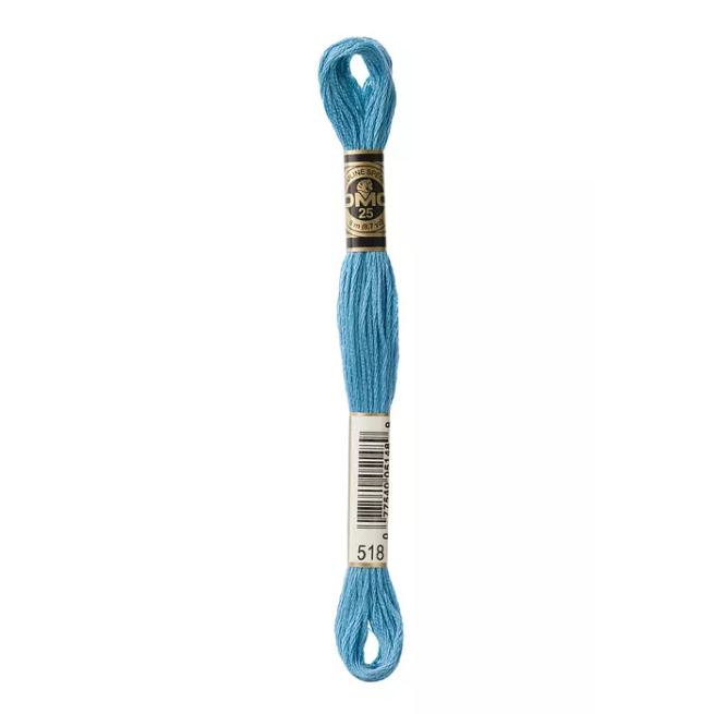 Madeja hilo mouliné de DMC color 518 - Azul Nattier