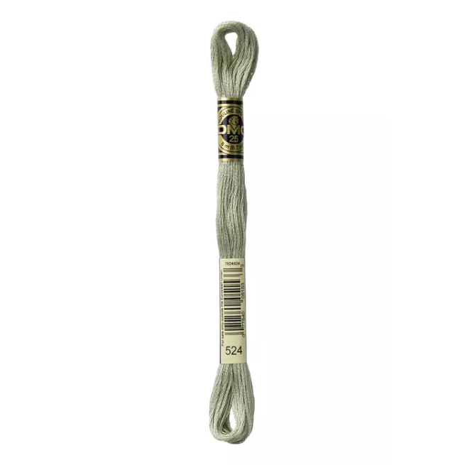 Madeja hilo mouliné de DMC color 524 - Verde guijarro