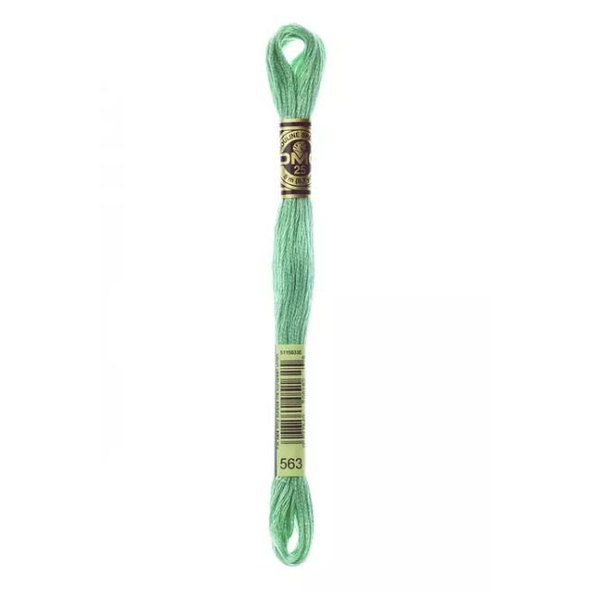Madeja hilo mouliné de DMC color 563 - Verde Celadón