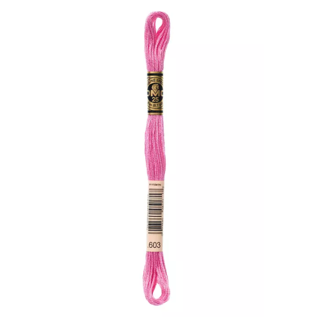 Madeja hilo mouliné de DMC color 603 - Rosa Macaroon