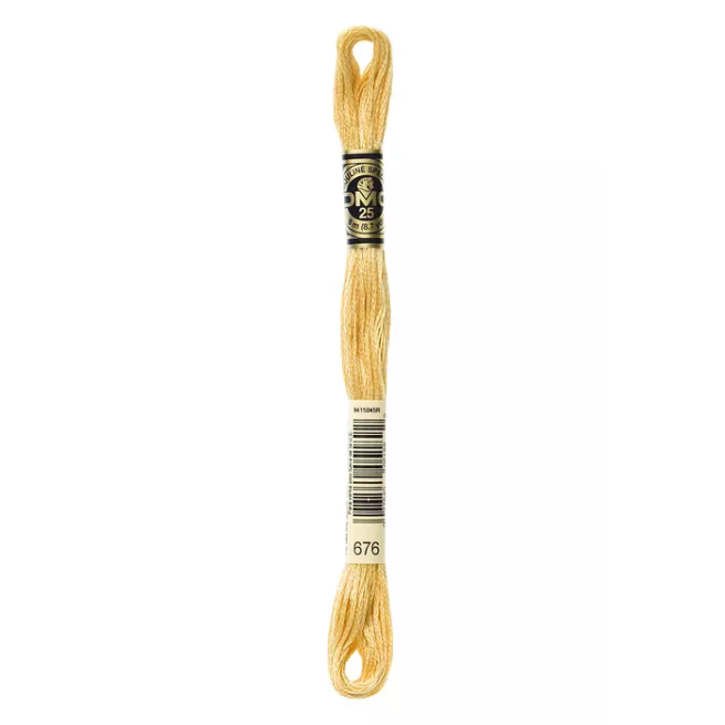Madeja hilo mouliné de DMC color 676 - Sabana