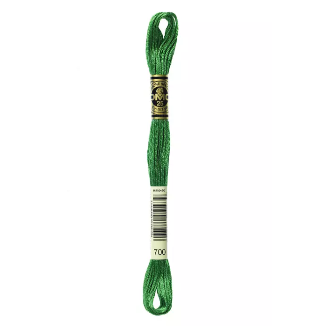 Madeja hilo mouliné de DMC color 700 - Prado Verde