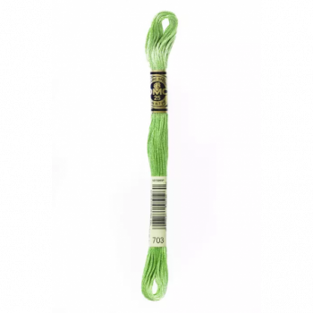 Madeja hilo mouliné de DMC color 703 - Verde Primavera Light Effec