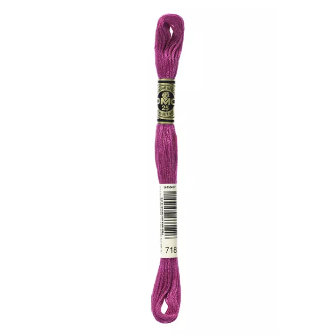 Madeja hilo mouliné de DMC color 718 - Rosa Magenta Light Effect
