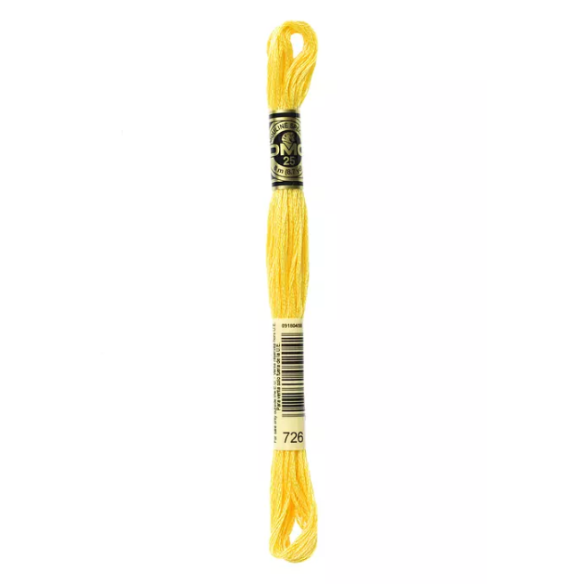Madeja hilo mouliné de DMC color 726 - Mimosa