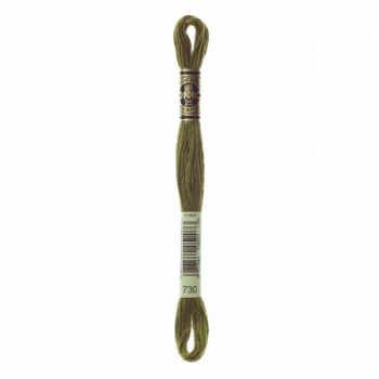 Madeja hilo mouliné de DMC color 730 - Caqui