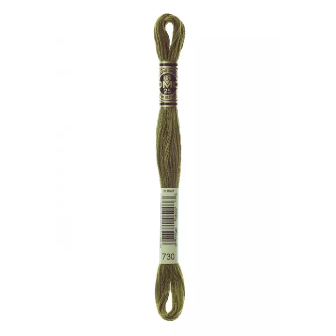Madeja hilo mouliné de DMC color 730 - Caqui