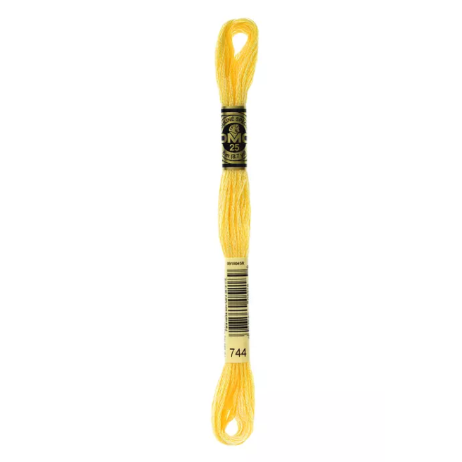 Madeja hilo mouliné de DMC color 744 - Pomelo