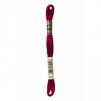 Madeja hilo mouliné de DMC color 777 - Vino Tinto