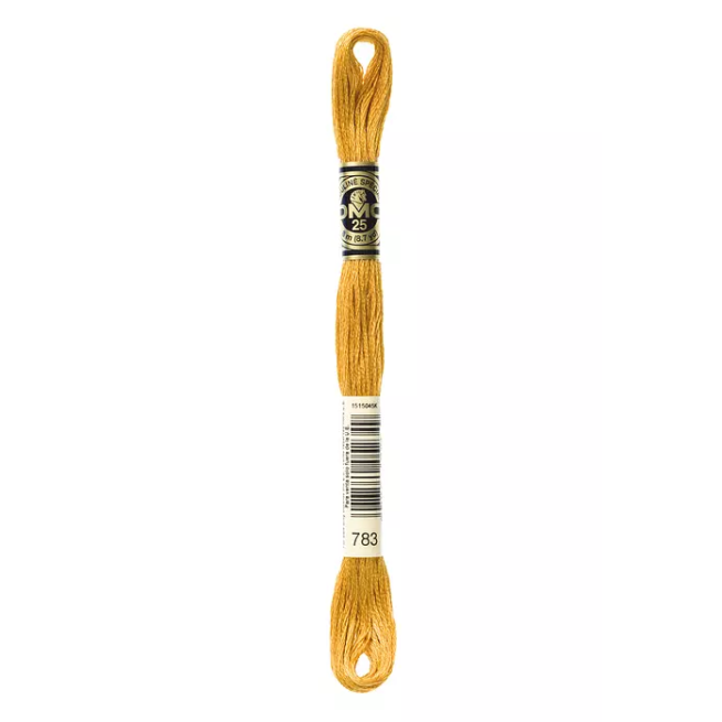 Madeja hilo mouliné de DMC color 783 - Oro Viejo