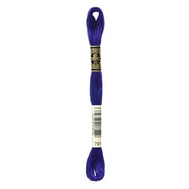 Madeja hilo mouliné de DMC color 791 - Lapislázuli