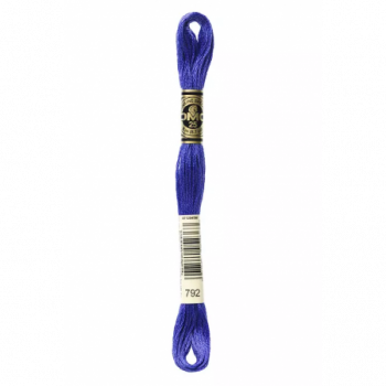 Madeja hilo mouliné de DMC color 792 - Azul de China