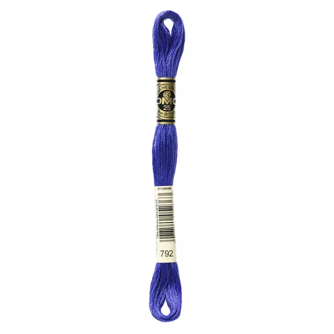 Madeja hilo mouliné de DMC color 792 - Azul de China