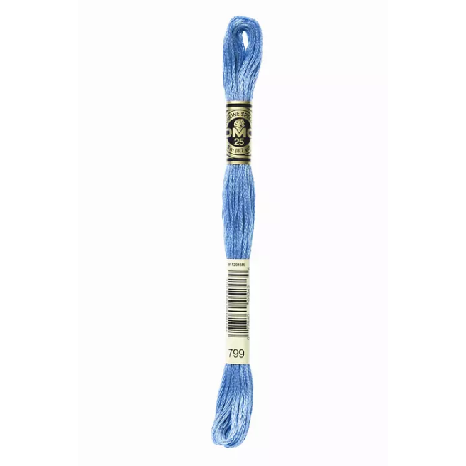 Madeja hilo mouliné de DMC color 799 - Azul horizonte