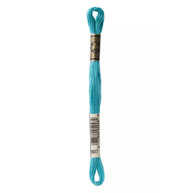 Madeja hilo mouliné de DMC color 807 - Marea Turquesa