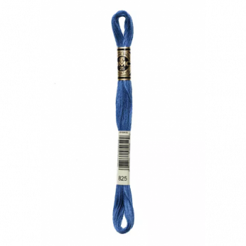 Madeja hilo mouliné de DMC color 825 - Azul Genciana Light Effect