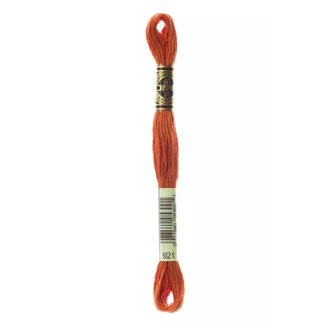 Madeja hilo mouliné de DMC color 921 - Ocre Toscana