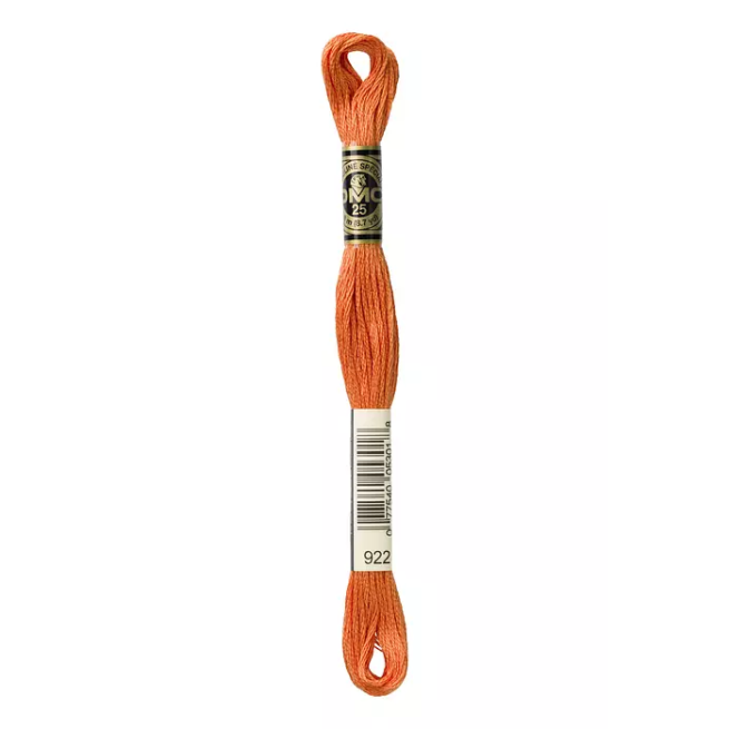 Madeja hilo mouliné de DMC color 922 - Terracota