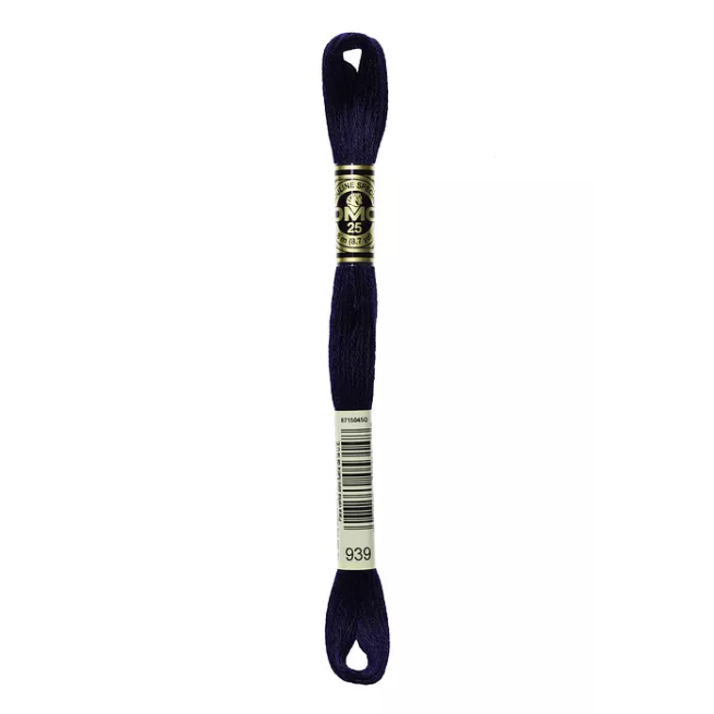 Madeja hilo mouliné de DMC color 939 - Azul Saúco