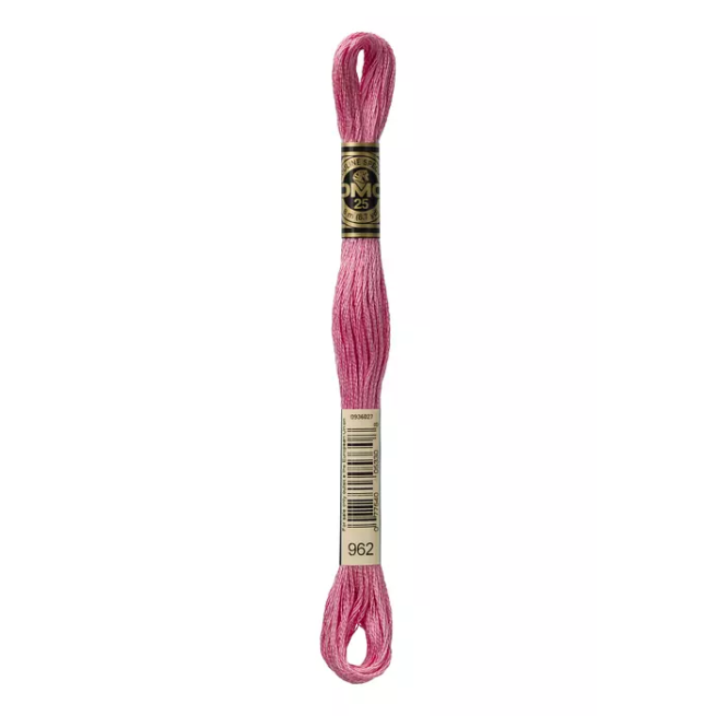 Madeja hilo mouliné de DMC color 962 - Rosa Antiguo
