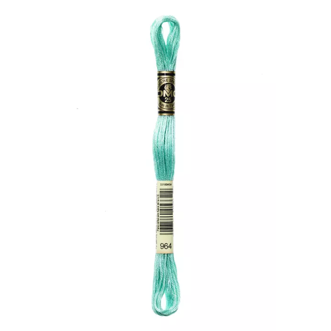 Madeja hilo mouliné de DMC color 964 - Verde Mar