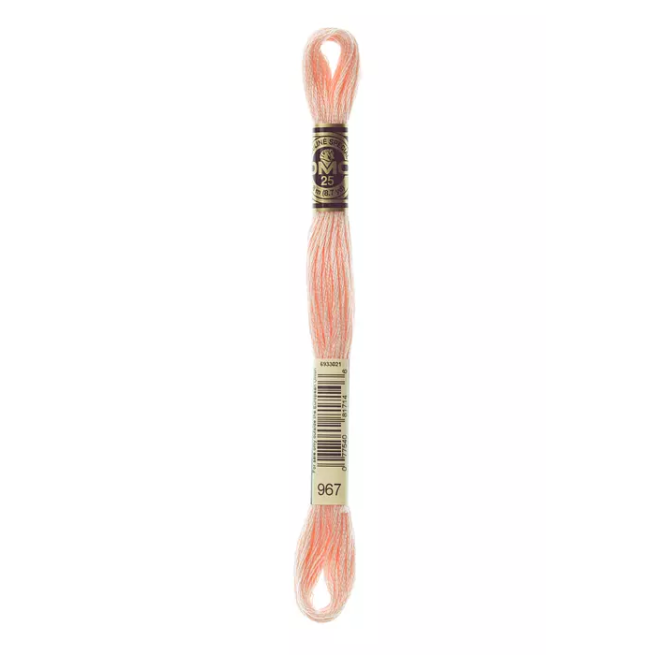 Madeja hilo mouliné de DMC color 967 - Flamenco Iridiscente