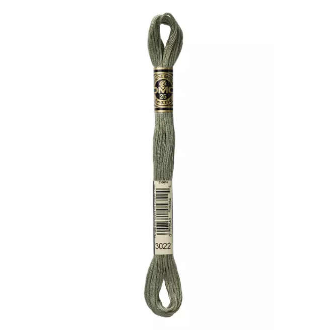 Madeja hilo mouliné de DMC color 3022 - Rinoceronte