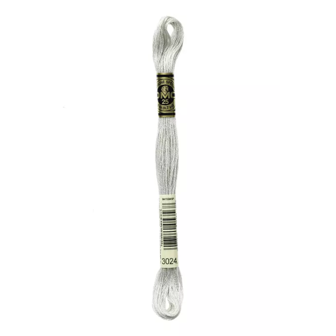 Madeja hilo mouliné de DMC color 3024 - Baño de Plata