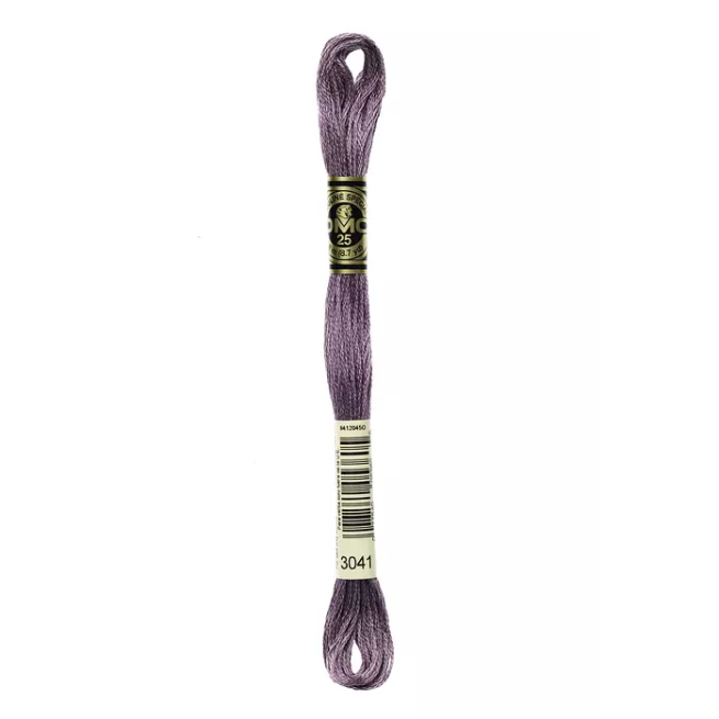 Madeja hilo mouliné de DMC color 3041 - Gris pizarra