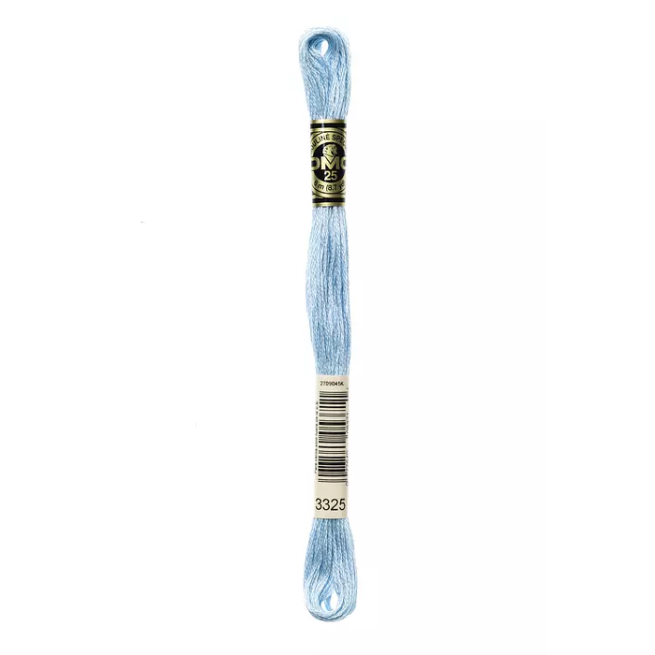 Madeja hilo mouliné de DMC color 3325 - Azul Ártico