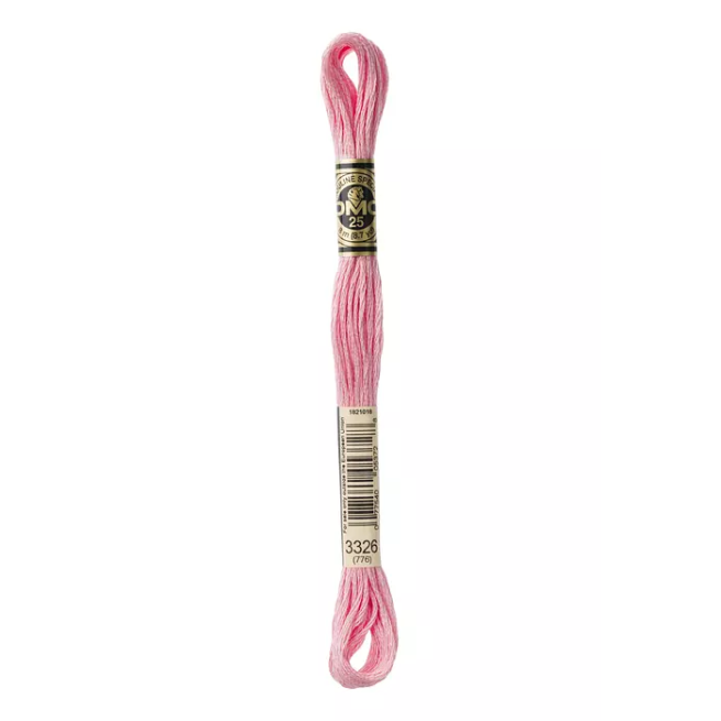 Madeja hilo mouliné de DMC color 3326 - Rosa Silvestre